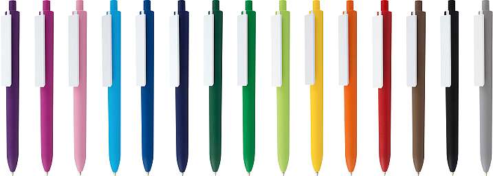 Długopis reklamowy El Primero Color - przykład personalizacji i nadruku logo